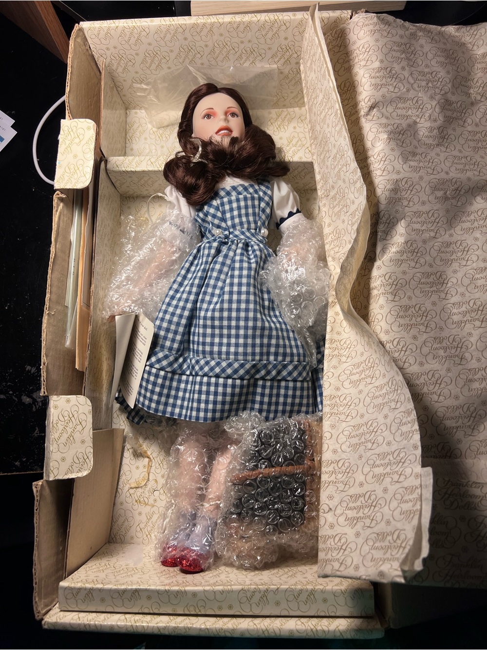 NIB Franklin Heirloom 50th Anniversary of Wizard of Oz Dorothy